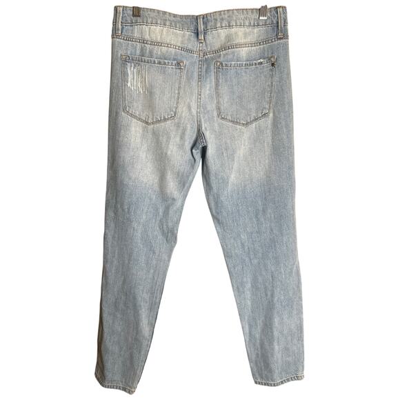 Rachel Roy Denim Boyfriend Size 27 Distressed Jeans 100% Cotton - Picture 2 of 7